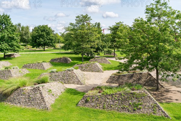 Pyramid Garden in the Potsdam People's Park