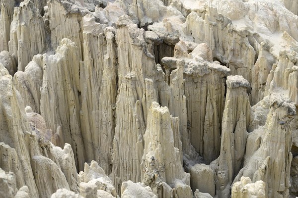 Bizarre rock formations in Valle de la Luna