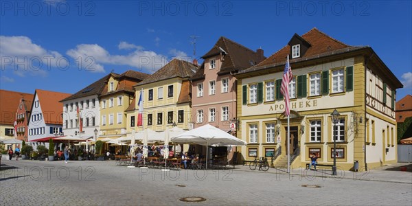 Town houses on the historic market square
