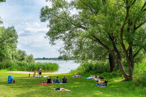 Bathing area at the Beetzsee in Ketzuer