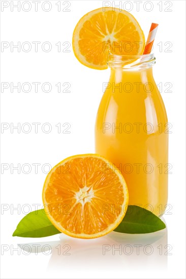 Orange juice Orange drink in a bottle exempted exempt isolated