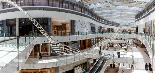 Dubai Mall Fashion Avenue Luxury Shopping Panorama in Dubai