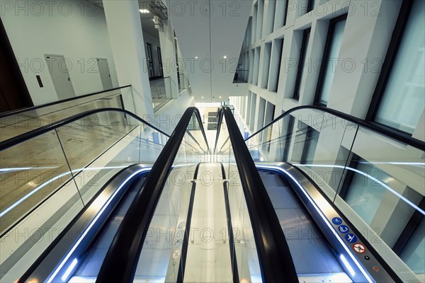 Escalators in the Berlin Palace or Humboldt Forum