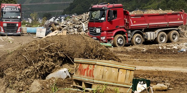 Waste transports in the Ahr valley