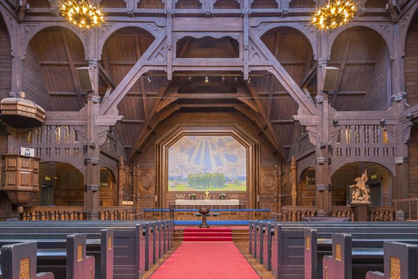 Interior of Kiruna church