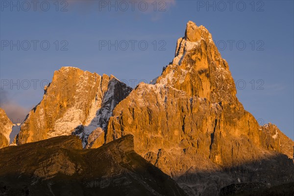 Cimon della Pala in the evening light