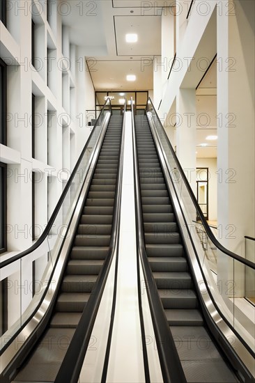 Escalators in the Berlin Palace or Humboldt Forum