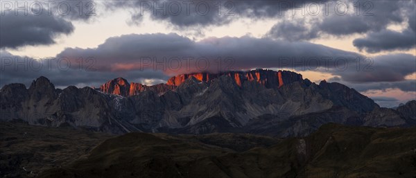 Cima di Juribrutto at sunset