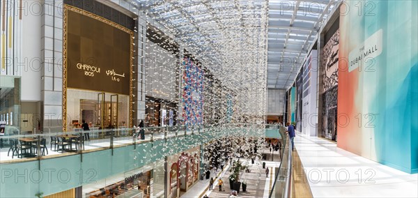 Dubai Mall Fashion Avenue Luxury Shopping Panorama Shopping in Dubai