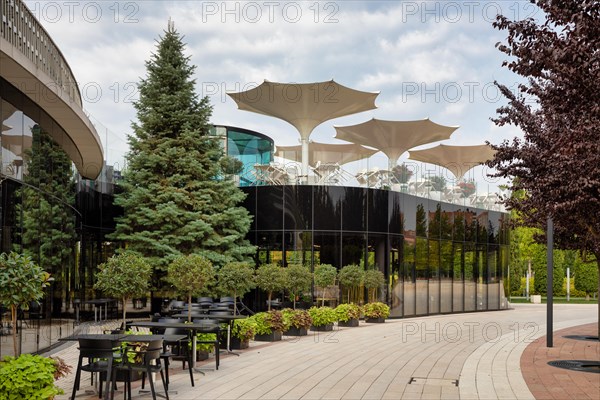 Cafe in a park