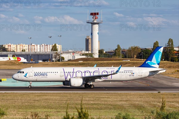 An Azores Airlines Airbus A321neo