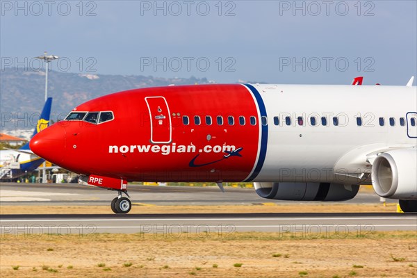A Norwegian Boeing 737-800 aircraft
