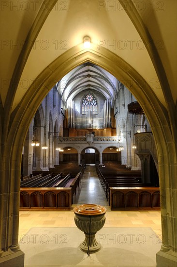 Baptismal font in Fraumuenster Church