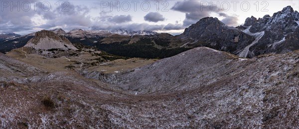 Monte Castellaz and Pala Group at sunrise