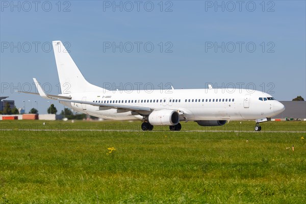 A TUI Boeing 737-800 with registration D-ABBD at Stuttgart Airport