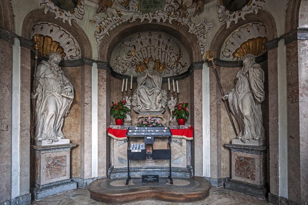 Prayer room of the baptistery