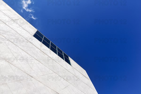 Facade against a blue sky