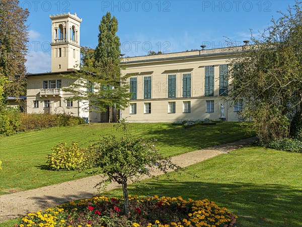 The palace park in Glienicke with Lion's Gate