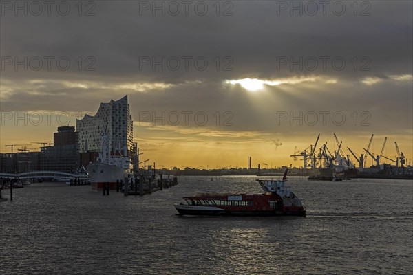 Elbe Philharmonic Hall in the morning light