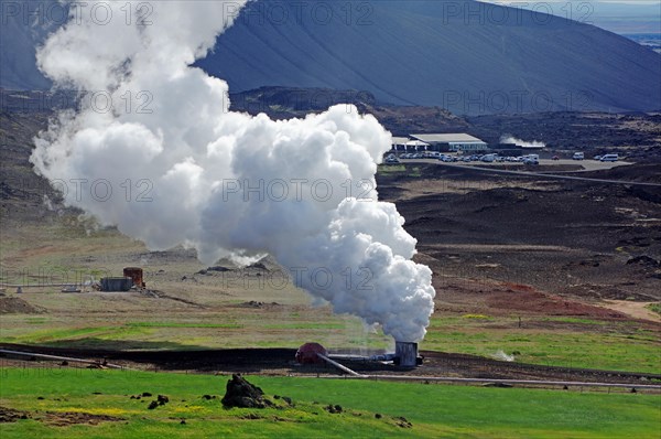 Steam drives hiss from a pipe