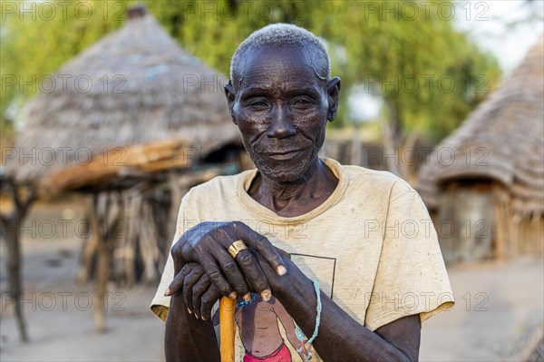 Older man from the Toposa tribe