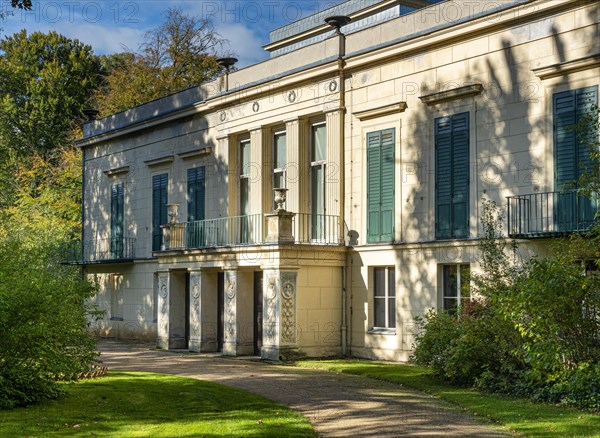 The palace park in Glienicke with Lion's Gate