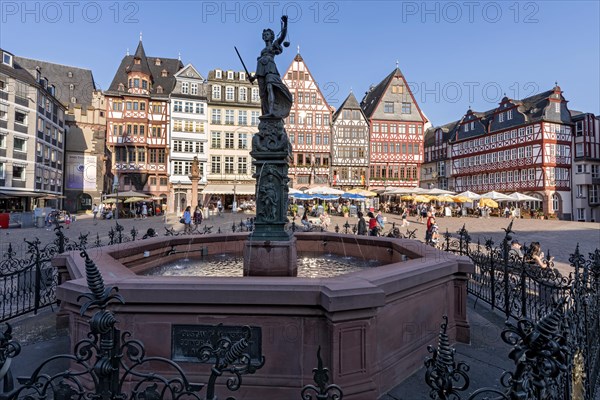 Fountain of Justice with fountain figure of the goddess Justitia