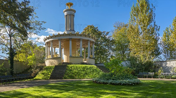 The palace park in Glienicke with Lion's Gate