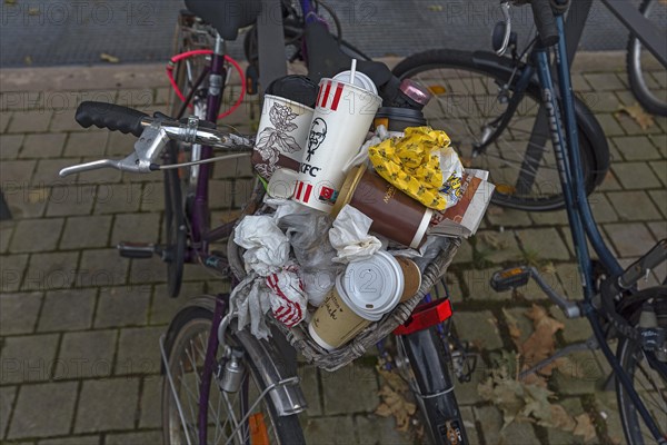 Parked bicycle