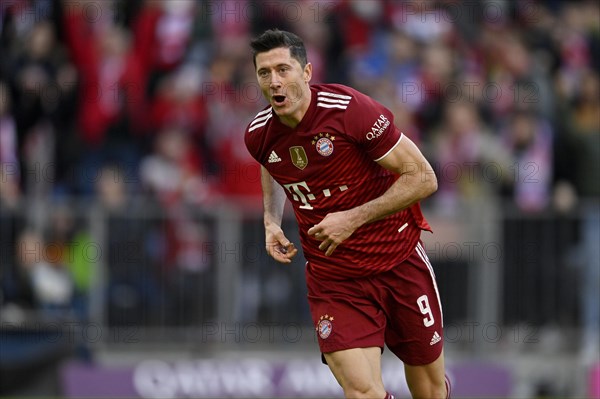 Goal celebration Robert Lewandowski FC Bayern Munich FCB