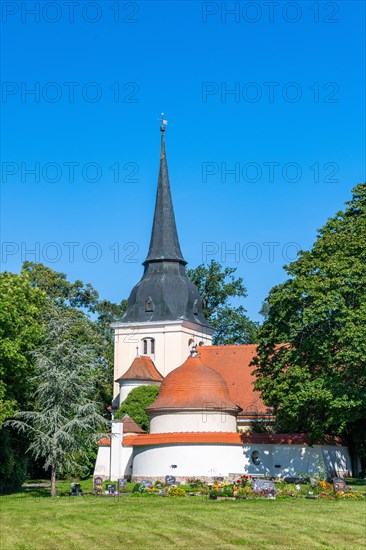 Village church of Gross Behnitz and family tomb of the Borsig family