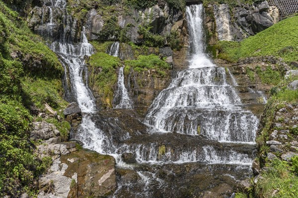 Waterfall at the Saint Beatus Caves