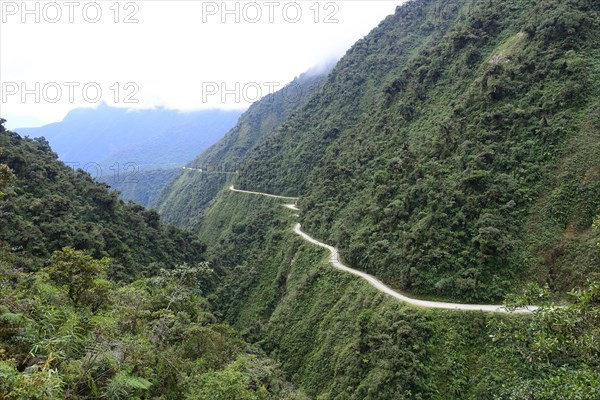 Landscape on the Death Road