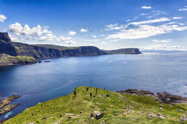 View from Neist Point peninsula to the cliffs of the west coast