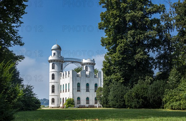 The Palace on Peacock Island on the Havel River