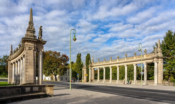 The Colonnades at the Glienicke Bridge in Berlin Wannsee