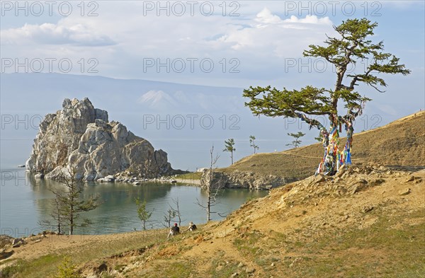 Shaman Rock in Lake Baikal