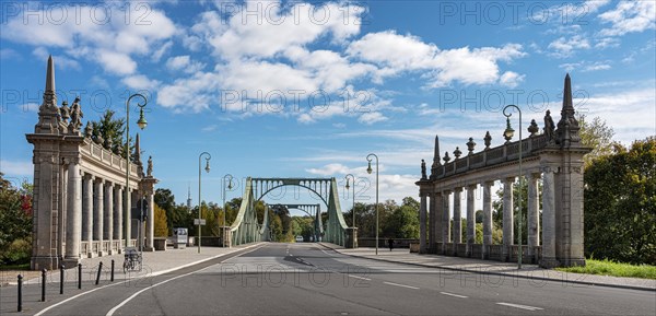 The Colonnades at the Glienicke Bridge in Berlin Wannsee