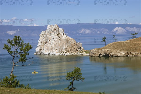 Shaman Rock in Lake Baikal