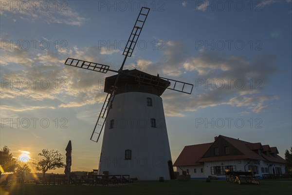 Bukovansky Mill at sunset