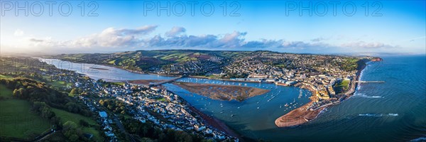 Panorama over River Teign