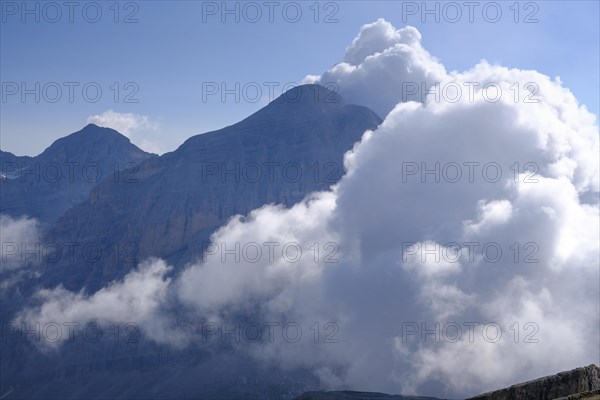 At the summit of Lagazuoi