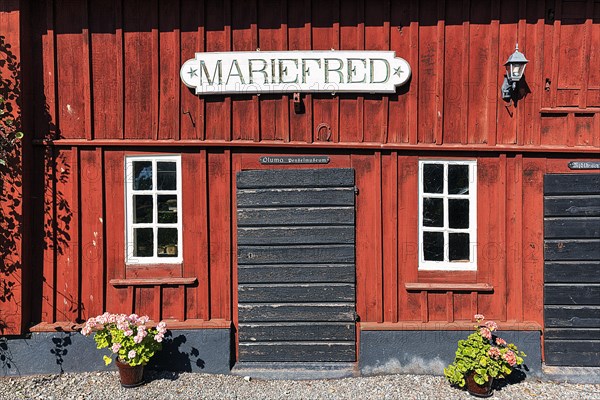 Traditional Swedish wooden house