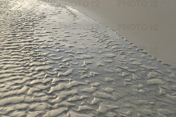 Structures on the sandy beach