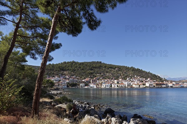 Town view of Gythio