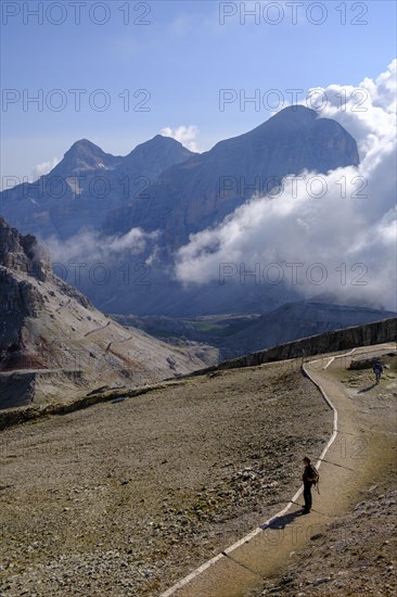 At the summit of Lagazuoi