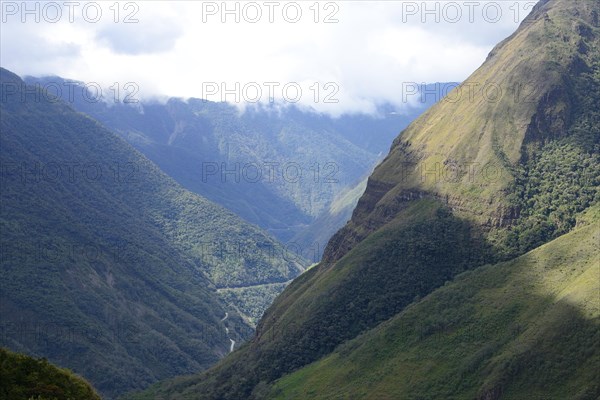 Landscape on the Death Road