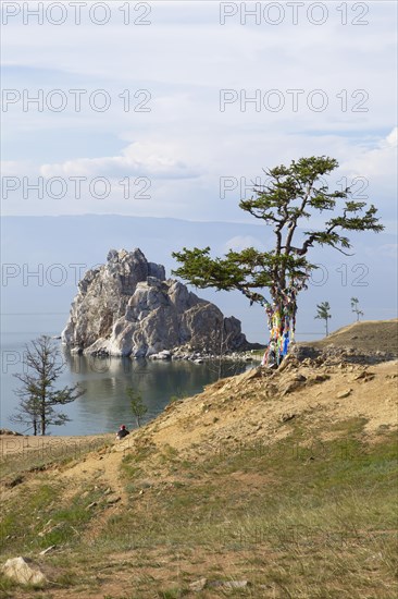 Shaman Rock in Lake Baikal