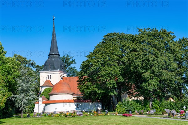 Village church of Gross Behnitz and family tomb of the Borsig family