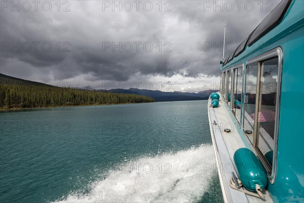 On a tourist boat